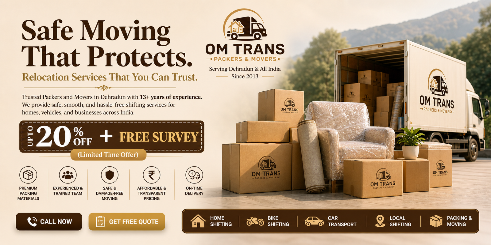 Mover and packer in Dehradun